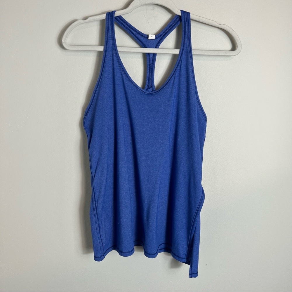 Lululemon Women's T Back Tank Top-Blue-Size 6